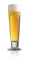 Beer glass isolated
