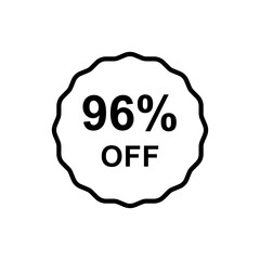 Discount offer icon vector design templates
