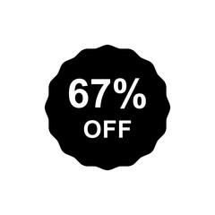 Discount offer icon vector design templates
