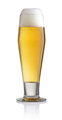 Beer glass isolated