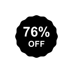 Discount offer icon vector design templates
