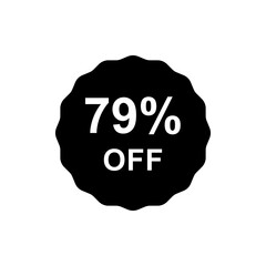 Discount offer icon vector design templates