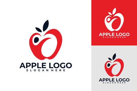 apple logo vector design template
