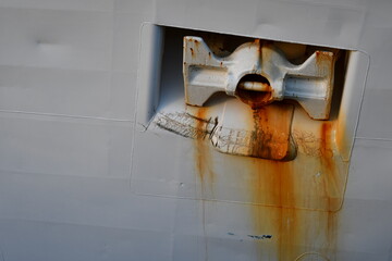Anchor rusting away