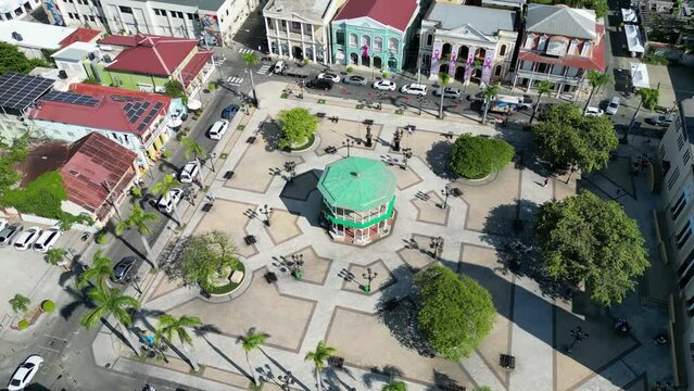 view of the park in Puerto plata dominican republic