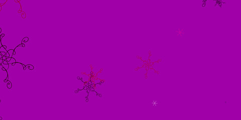 Light Pink vector backdrop with curves.