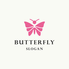 Butterfly logo template vector illustration design