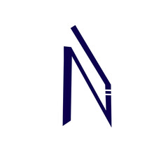 alphabet letter N Letter Logo Design