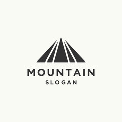 Mountain logo icon design template 