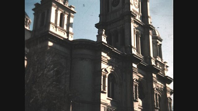 Cathedral Sacramento 1949 - The Cathedral of Blessed Sacrament in Sacramento in the late 1940s