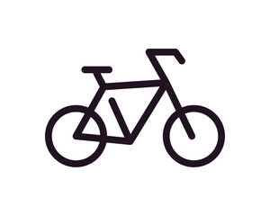 flat bold bike icon