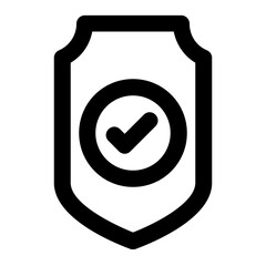 Icon Secure With Style Outline