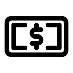 Icon Money With Style Outline