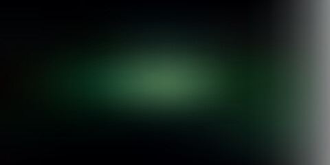 Dark green vector gradient blur drawing.