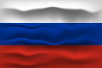 Vector illustration national flag of Russia. Simply vector illustration eps10. 