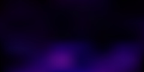 Dark purple, pink vector blur pattern.