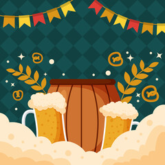 Octoberfest Festivity Background