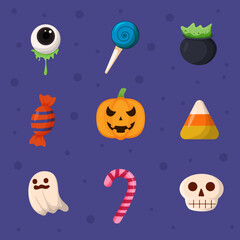 Halloween Icon Set Collection
