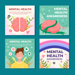 Mental Health Awareness Social Media Post