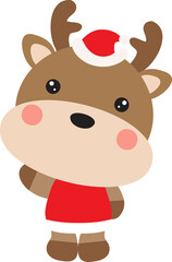 Reindeer Cartoon Christmas