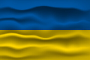 Vector illustration national flag of Ukraine. Simply vector illustration eps10.