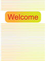 Welcome page