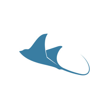 Stingray logo icon design illustration