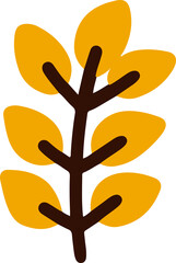 Obraz premium autumn leaf element