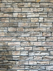 石の外壁ブロックの背景パターンテクスチャ