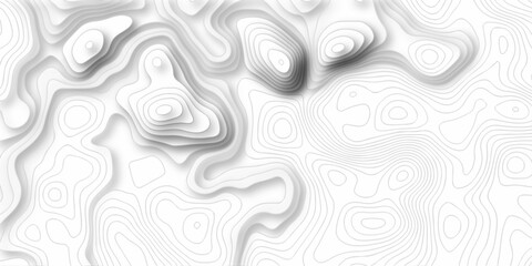 Abstract background with lines and topographic patter line map background. silver line topography maount map contour background, geographic grid. Abstract vector illustration.	
