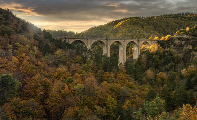 Viaduc de l'enfer en Lozère