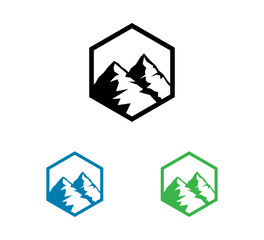 Vector Simple Mountain Logo