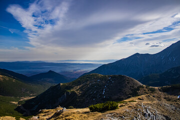 Tatry widok z Kopskiego Sedla