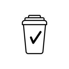 coffee cup  ,  icon,  vector,  template,  flat,  symbol