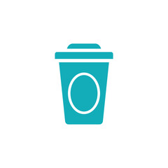 coffee cup, color, icon, vector, template, flat, symbol
