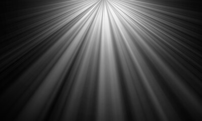 Ray of light on black background	

