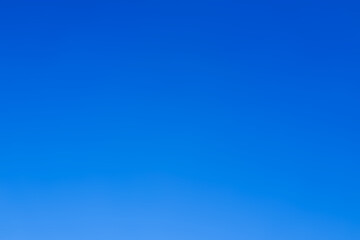 雲ひとつない快晴の青空 - 晴れた日の空の背景素材
