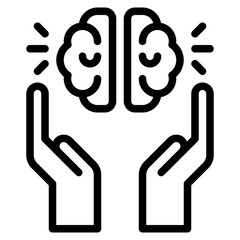 hands design thinking practical process knowledge icon