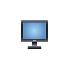 monitor icon design vector template