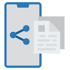 phone content publishing copywriting blog posts icon