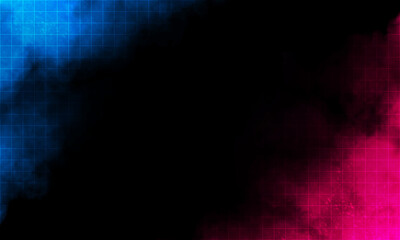  Neon retro grid background