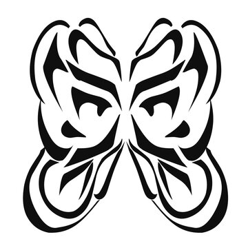 Transparent png butterfly tattoo image suitable for t-shirt stickers and others