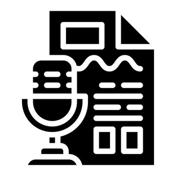 transcribe content publishing copywriting blog posts icon