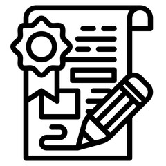 award content publishing copywriting blog posts icon