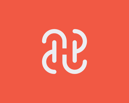 The letter H logo is abstract, easy to remember and unique. Other letters that can be represented are the letters D or P. 