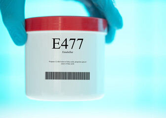 Packaging with nutritional supplements E477 emulsifier
