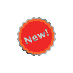 new badge icon design vector template