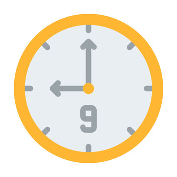 9am date time schedule icon