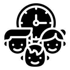 family date time schedule icon