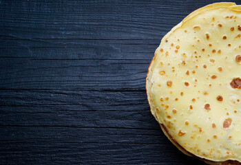 Pancakes on the table